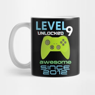 Level 9 Unlocked Awesome 2012 Video Gamer Mug